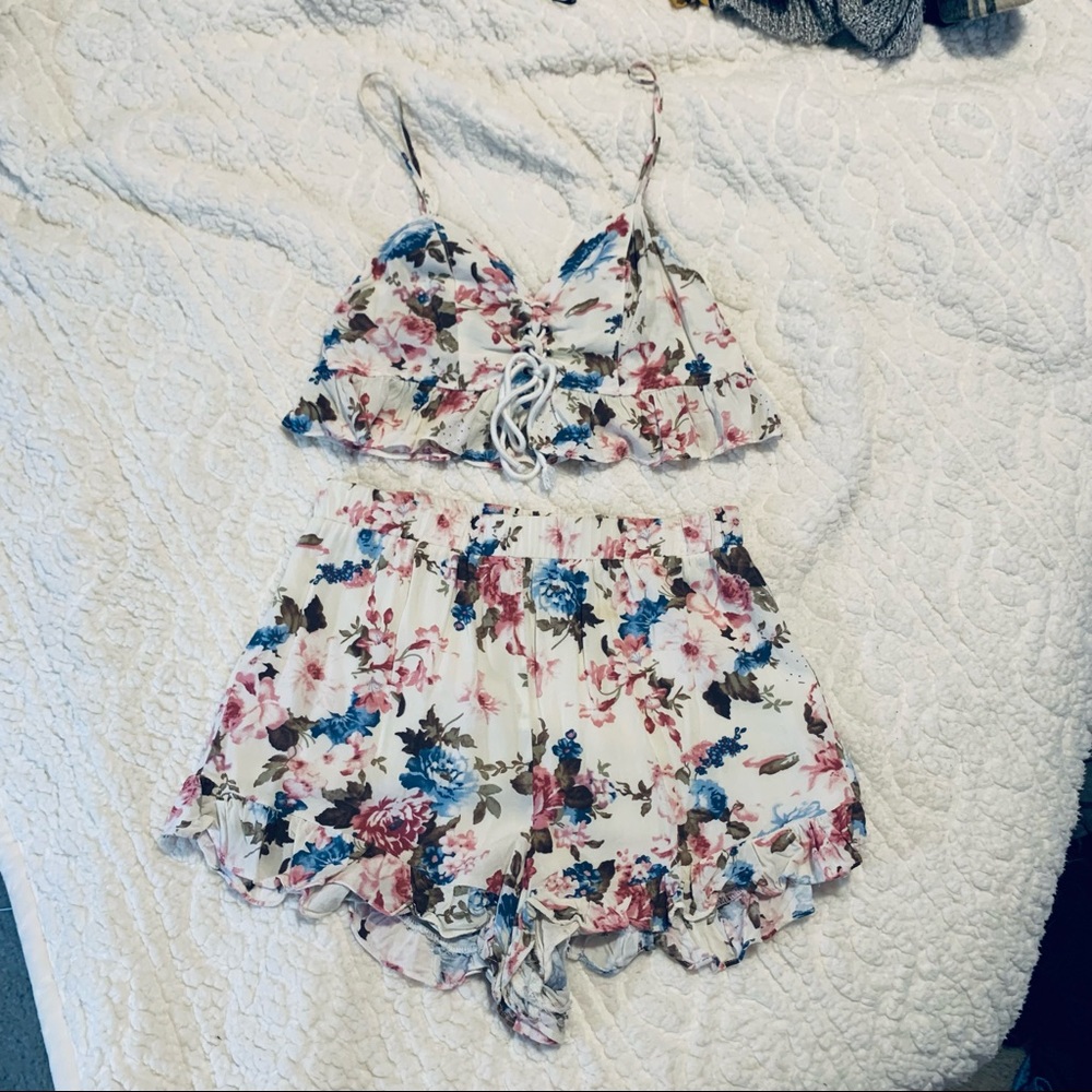 Floral Two Piece Set